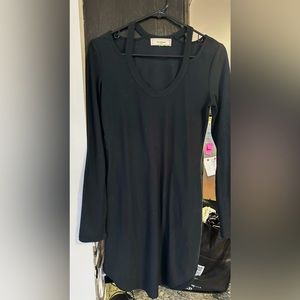 Black long sleeve dress